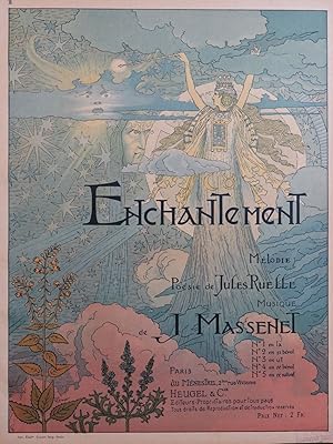 Seller image for MASSENET Jules Enchantement No 1 E. Grasset Piano Chant for sale by partitions-anciennes