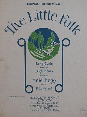 Immagine del venditore per FOGG Eric The Little Folk Chant Piano 1921 venduto da partitions-anciennes