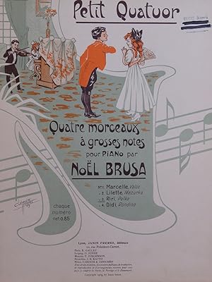 Bild des Verkufers fr BRUSA Nol Riri Piano 1909 zum Verkauf von partitions-anciennes