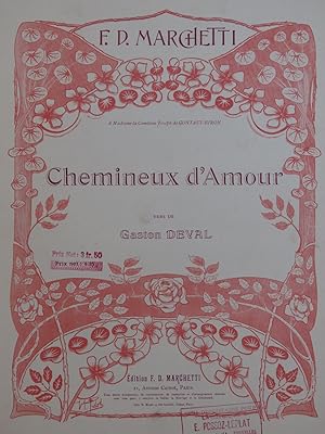 Seller image for MARCHETTI F. D. Chemineux d'Amour Chant Piano for sale by partitions-anciennes