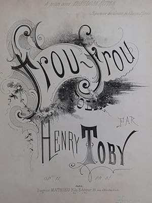 Image du vendeur pour TOBY Henry Frou-Frou Piano XIXe sicle mis en vente par partitions-anciennes