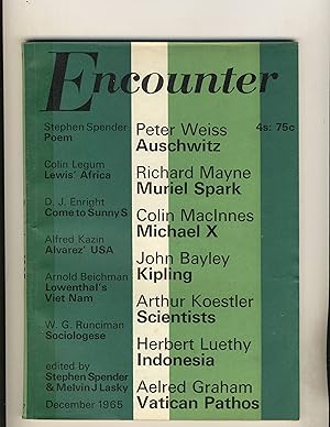 Bild des Verkufers fr Encounter December 1965 Volume 25, No. 6 zum Verkauf von Richard Lemay