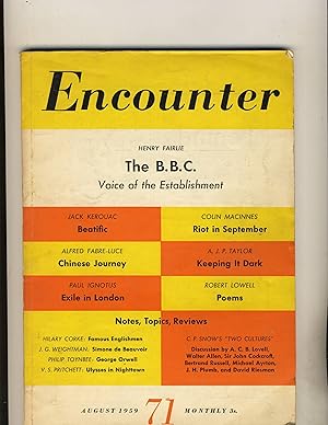 Encounter August 1959, Volume 13, No. 2