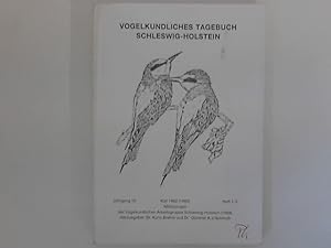 Immagine del venditore per Vogelkundliches Tagebuch Schleswig-Holstein: Jahrgang 10 - Heft 1-3 venduto da ANTIQUARIAT FRDEBUCH Inh.Michael Simon