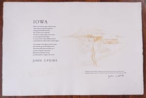 Iowa (Signed Broadside Poem)