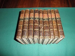 Bild des Verkufers fr Vida de Napoleon Bonaparte precedida de un bosquejo preliminar de la Revolucion Francesa,escrita en ingles por Sir Walter Scoth,traducida libremente al espaol poe M. L. Un retrato y 2 laminas grabadas.9 Volumenes zum Verkauf von LIBRERIA ANTICUARIA EPOPEYA