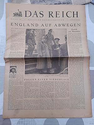 Das Reich. Nr. 19 Jahr 1942. Deutsche Wochenzeitung.