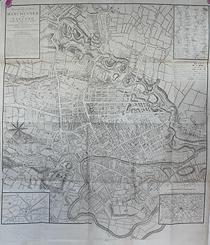 A Topographical Plan of Manchester and Salford, with the Adjacent Parts; Showing also the Differe...