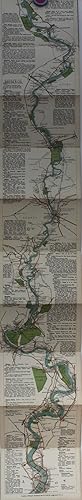 The Oarsman's and Angler's Map of the River Thames, From The Source to London Bridge. Scale One I...