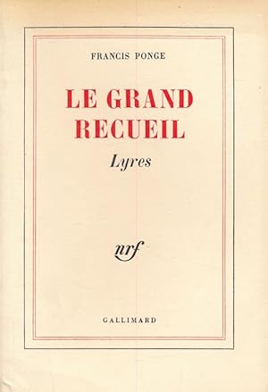 Image du vendeur pour Le grand recueil. Lyres mis en vente par LIBRAIRIE GIL-ARTGIL SARL