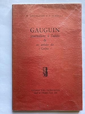 Gauguin journaliste à Tahiti & ses articles des "Guêpes".