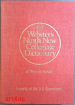 Seller image for Websters Ninth New Collegiate Dictionary a Merriam-Webster for sale by art4us - Antiquariat