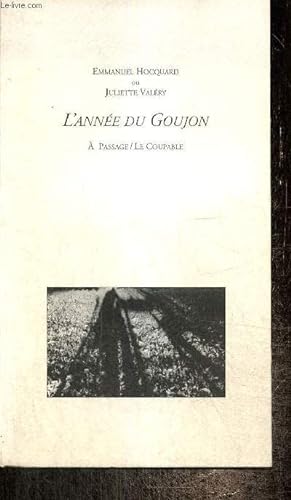 Bild des Verkufers fr L'Anne du Goujon zum Verkauf von Le-Livre