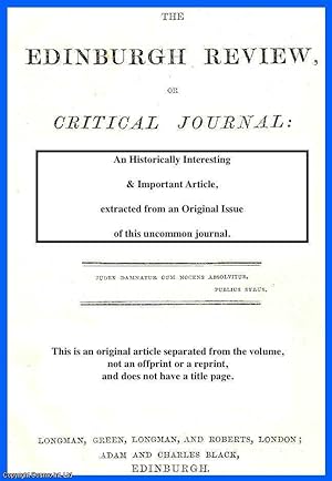 Imagen del vendedor de Progress and Present State of British Agriculture. An uncommon original article from the Edinburgh Review, 1836. a la venta por Cosmo Books