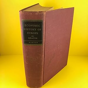 Seller image for Economic History of Europe for sale by Sparrow's Bookshop, IOBA