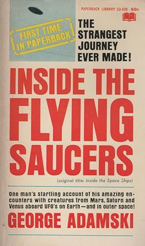 Seller image for Inside the Flying Saucers (Paperback Library 53-428) for sale by Once Read Books