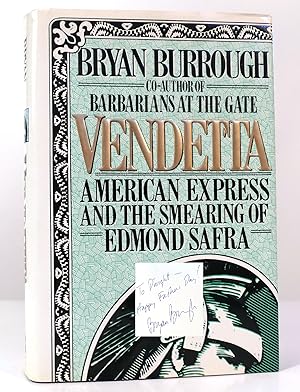 Seller image for VENDETTA American Express and the Smearing of Edmond Safra SIGNED for sale by Rare Book Cellar