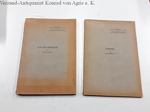 Bild des Verkufers fr Samarra (Kapitel II) und Zur Routenkarte (Kapitel III) : Groformatiger Sonderdruck : aus: Archologische Reise im Euphrat und Tigris-Gebiet : zum Verkauf von Versand-Antiquariat Konrad von Agris e.K.