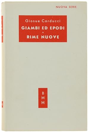 Image du vendeur pour GIAMBI ED EPODI - RIME NUOVE.: mis en vente par Bergoglio Libri d'Epoca