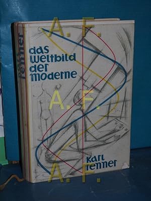 Bild des Verkufers fr Das Weltbild der Moderne [Lehrgedicht.] Buchausstattung von Carry Hauser zum Verkauf von Antiquarische Fundgrube e.U.