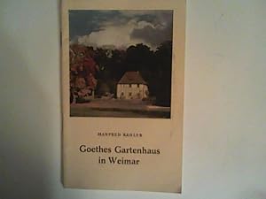 Imagen del vendedor de Goethes Gartenhaus in Weimar a la venta por ANTIQUARIAT FRDEBUCH Inh.Michael Simon