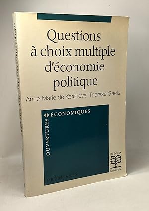 Questions à choix multiple d'économie