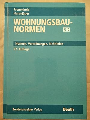 Immagine del venditore per Wohnungsbau-Normen. Normen - Verordnung - Richtlinien. venduto da KULTur-Antiquariat