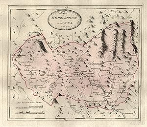 Bild des Verkufers fr Kupferstich- Karte, b. Fr. J. Reilly, "Das Herzogthum Aosta. Nr. 482". zum Verkauf von Antiquariat Clemens Paulusch GmbH