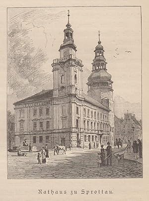 Seller image for Teilansicht, Rathaus. for sale by Antiquariat Clemens Paulusch GmbH