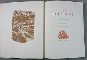 Les Rocassiers - illustrations de Jacques BOULLAIRE - premier tirage des gravures, un des 900 exe...
