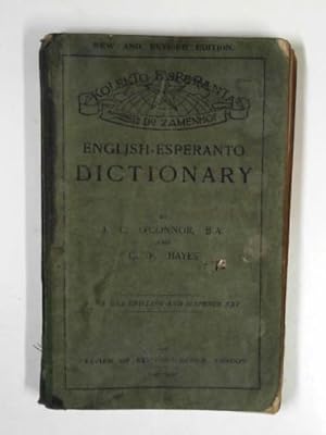 Bild des Verkufers fr English-Esperanto dictionary zum Verkauf von Cotswold Internet Books