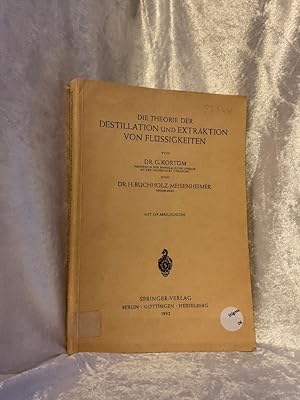 Bild des Verkufers fr Die Theorie der Destillation und Extraktion von Flssigkeiten zum Verkauf von Antiquariat Jochen Mohr -Books and Mohr-