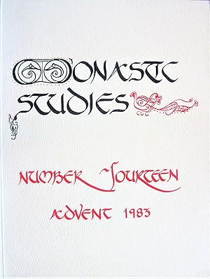 Bild des Verkufers fr Irish Monastic Art, 5th to 8th Centuries. in-Monastic Studies. Number Fourteen Advent 1983 zum Verkauf von Ken Jackson