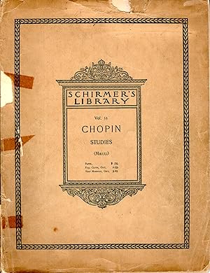 Immagine del venditore per Frederic Chopin: Complete Works for the Pianoforte: Studies (Schirmer's Library of Musical Classics, Vol. 33) venduto da Dorley House Books, Inc.