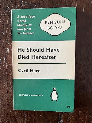 Bild des Verkufers fr He Should Have Died Hereafter Penguin Books 1486 zum Verkauf von Antiquariaat Digitalis