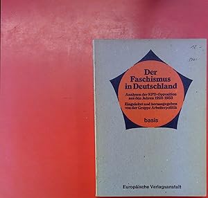 Bild des Verkufers fr Der Faschismus in Deutschland (basis) zum Verkauf von biblion2