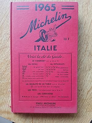 Guide Michelin - Italie 1965