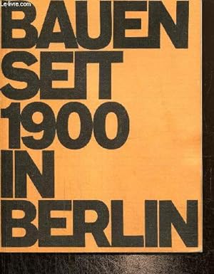 Bild des Verkufers fr Bauen seit 1900 in Berlin - 6. unvernderte Auflage zum Verkauf von Le-Livre