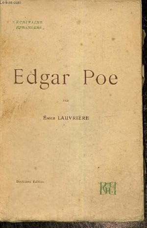 Bild des Verkufers fr Edgar Poe (Collection "Ecrivains trangers") zum Verkauf von Le-Livre