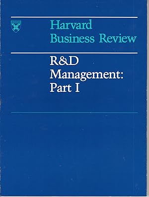 Seller image for R&D Management: Part I, (No. 18031) for sale by PERIPLUS LINE LLC
