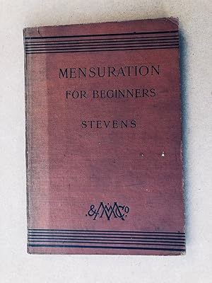 Seller image for Mensuration for Beginners with the Rudiments of Geometrical Drawing for sale by Book Bar Wales
