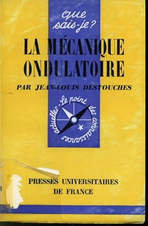 Imagen del vendedor de La mcanique ondulatoire a la venta por Librairie Le Nord