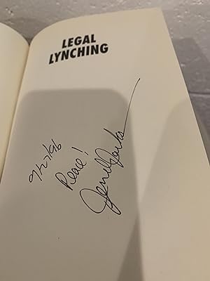 Seller image for Legal Lynching: Racism, Injustice and the Death Penalty **Signed** for sale by All-Ways Fiction