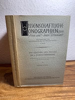 Image du vendeur pour Die Gegner des Paulus im 2. Korintherbrief. Studien zur religisen Propaganda in der Sptantike. mis en vente par Antiquariat an der Nikolaikirche