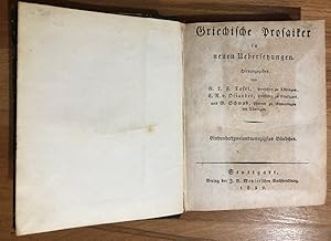 Seller image for Griechische Prosaiker in neuen Uebersetzungen, 192., 218., 219., 220. Bndchen: Cassius, Dio: Rmische Geschichte, Bndchen 13, 14, 15, 16 for sale by Antiquariat Peda