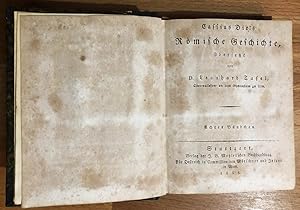 Bild des Verkufers fr Griechische Prosaiker in neuen Uebersetzungen, 135., 176., 177., 178. Bndchen: Cassius, Dio: Rmische Geschichte, Bndchen 8, 9, 10, 11 zum Verkauf von Antiquariat Peda