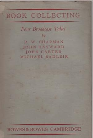 Seller image for Book Collecting: Four Broadcast Talks for sale by Biblio Pursuit