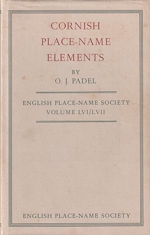 Seller image for Cornish Place-Names Elements - English Place-Name Society Volume LVI/LVII for sale by timkcbooks (Member of Booksellers Association)