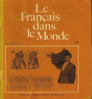 Le fran ais dans le monde n 99 - Collectif