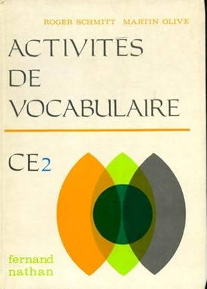 Activit?s de vocabulaire CE2 - Roger Schmitt